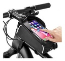 Bolso Porta Celular Para Bicicleta O Scooter - Impermeable Negro