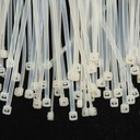 Brida De Nylon 3x150mm Amarra Plástica Blanca Blanco