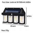 Luminaria Con Sensor De Movimiento BLANCO