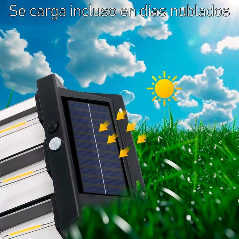 Luminaria Con Sensor De Movimiento BLANCO