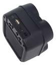 Mini Parlante Bluetooth Con Luces Led Flame Negro
