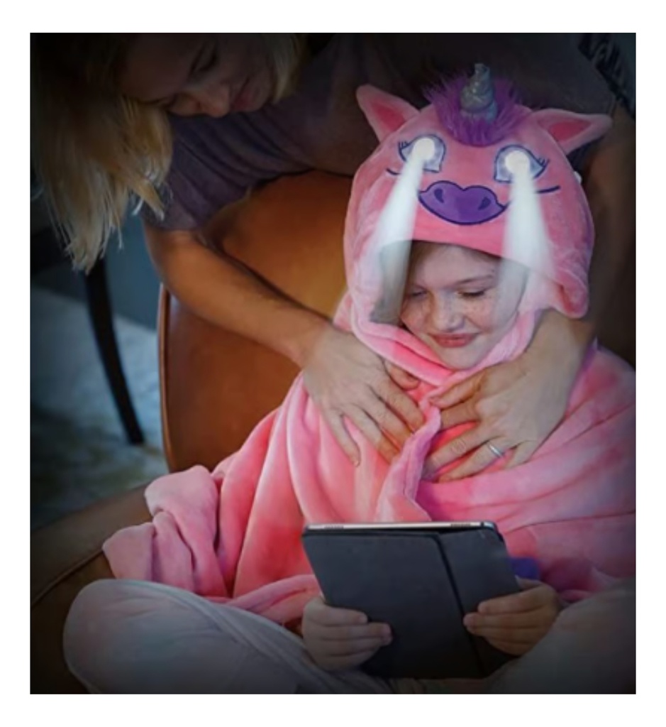 Manta Con Ojos Luminosos Infantil