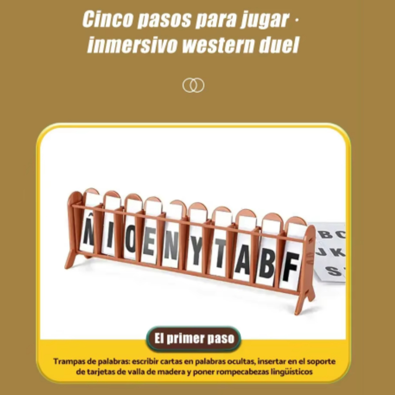 Ahorcado Clásico Físico Juego De Mesa En Español