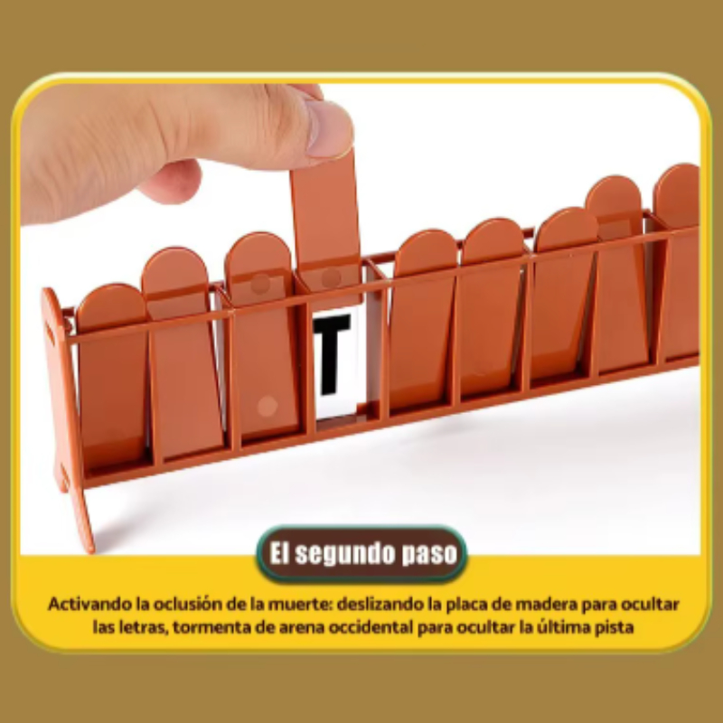 Ahorcado Clásico Físico Juego De Mesa En Español