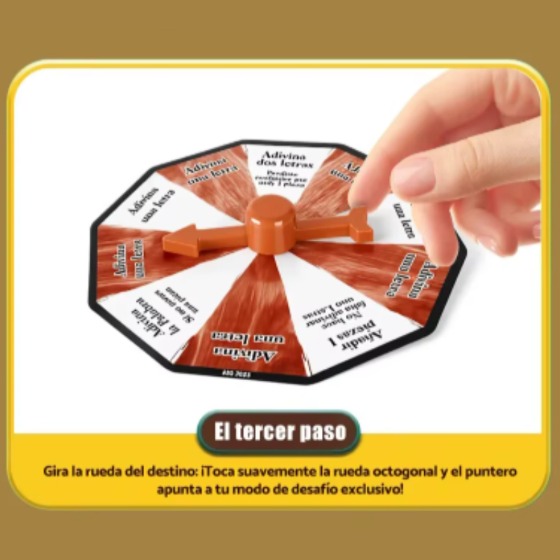 Ahorcado Clásico Físico Juego De Mesa En Español