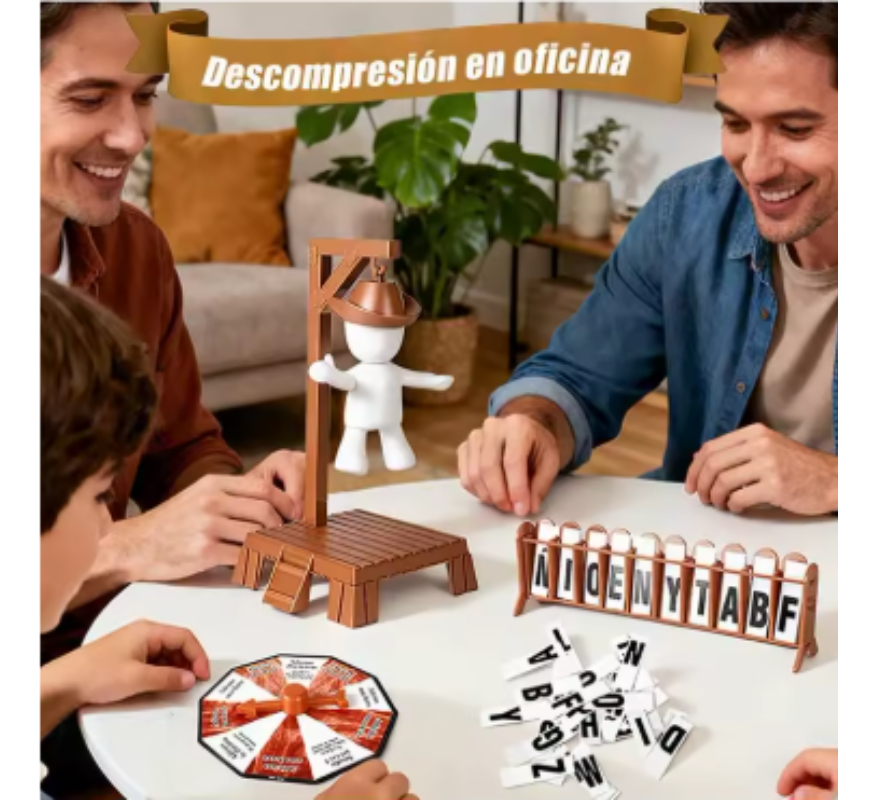 Ahorcado Clásico Físico Juego De Mesa En Español