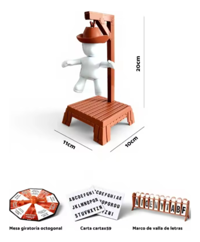 Ahorcado Clásico Físico Juego De Mesa En Español