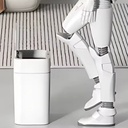 Basurero Con Sensor 12l - Bote De Basura Blanco